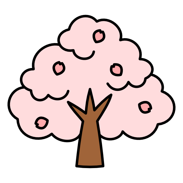 桜の木（カラー）