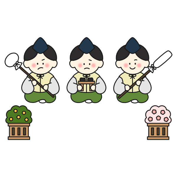 三人仕丁