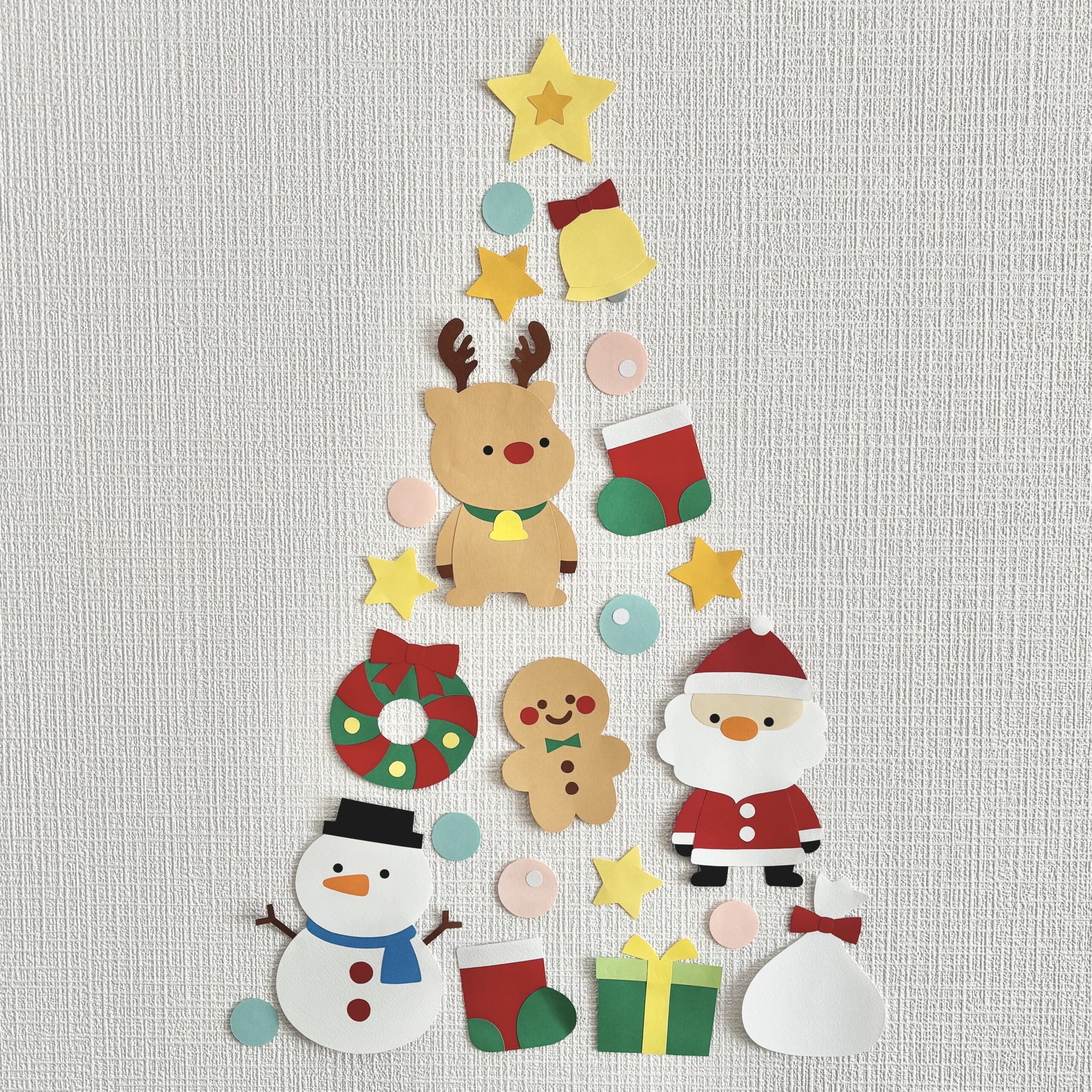 クリスマス 壁面 かわいい