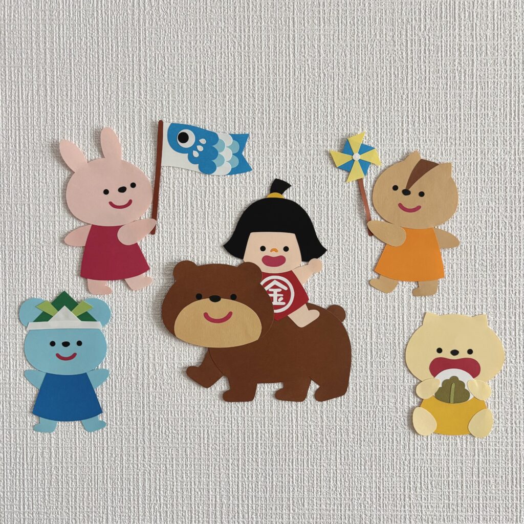 【壁面型紙】こどもの日