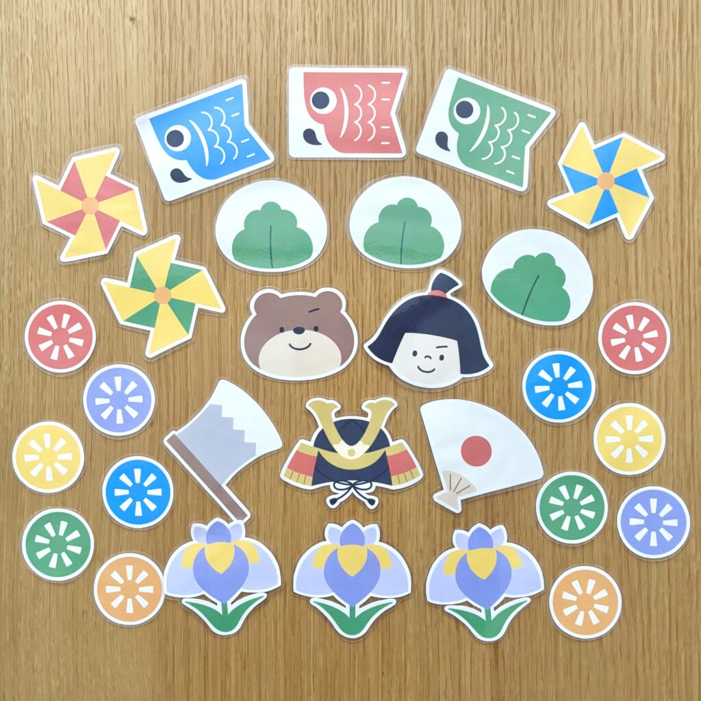 【イラストパーツ】こどもの日