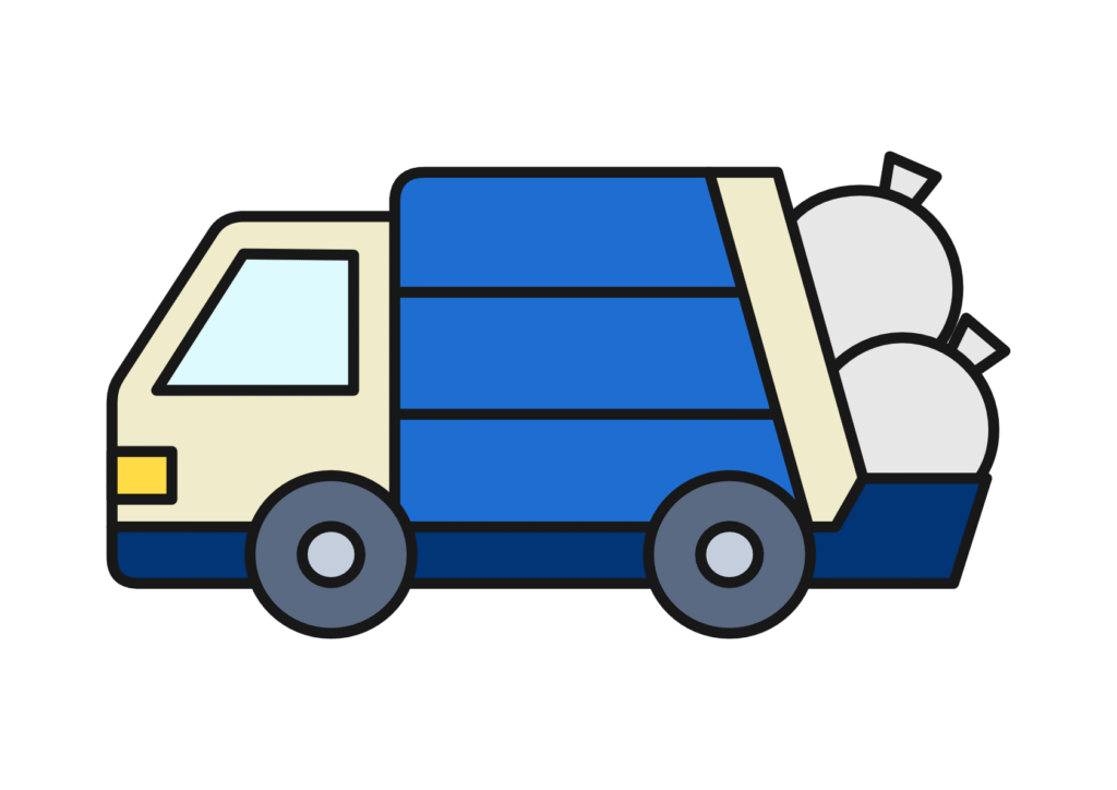 清掃車(カラー)