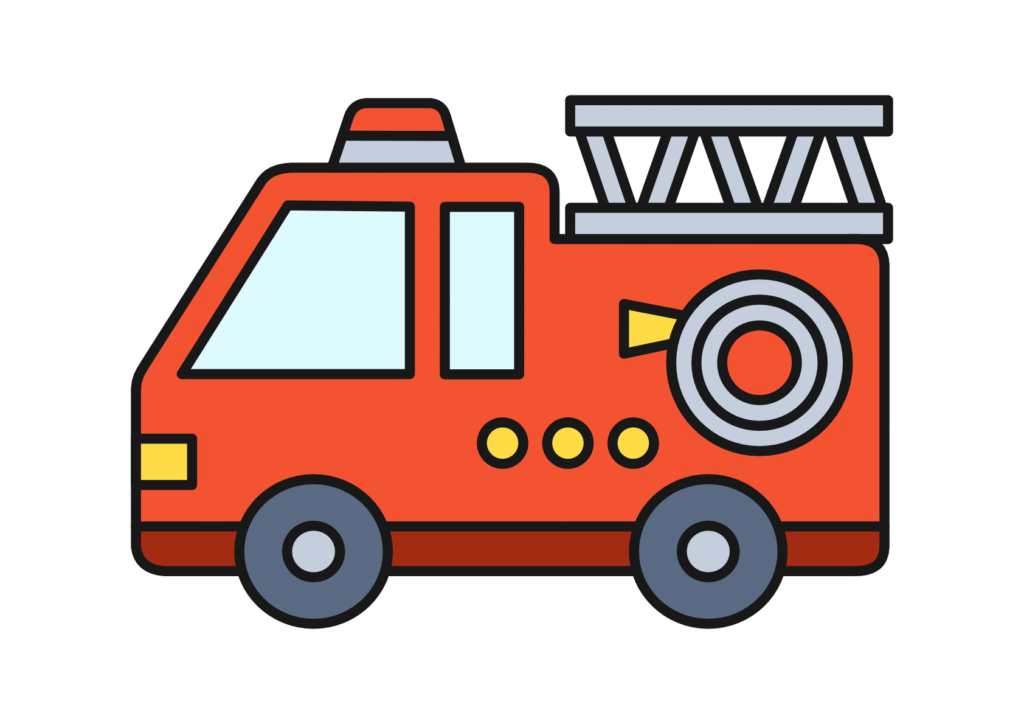 消防車(カラー)
