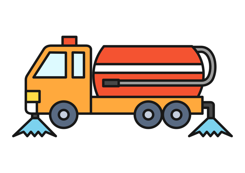 散水車(カラー)