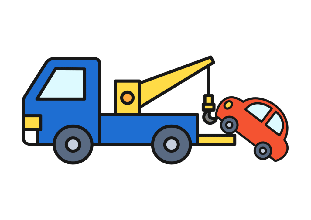 レッカー車(カラー)