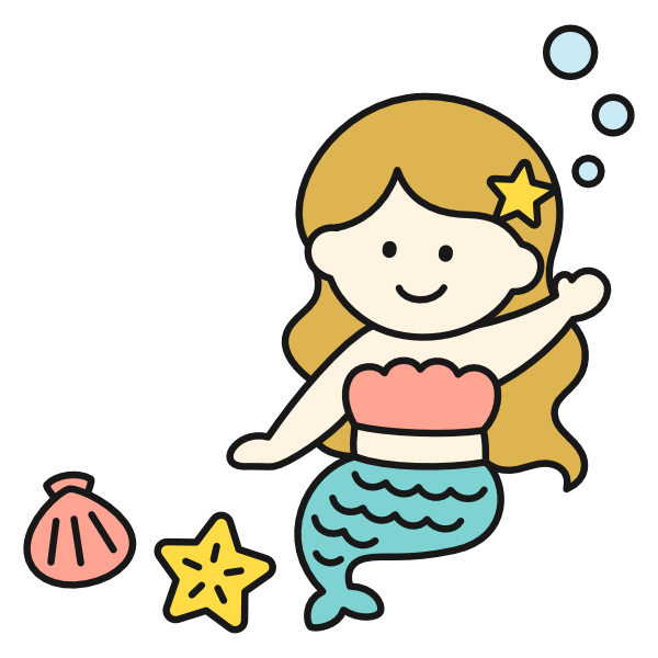 人魚（カラー）