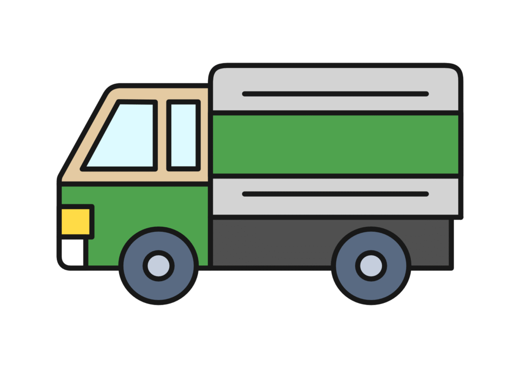 宅配車(カラー)
