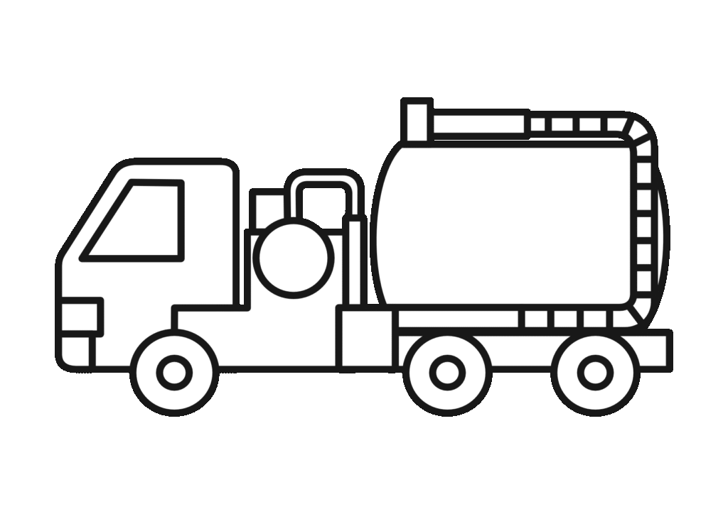 強力吸引車（白黒）
