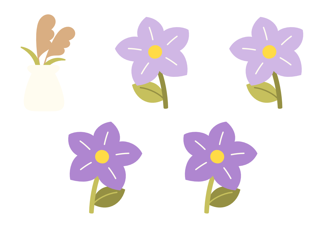 【イラストパーツ】お月見③