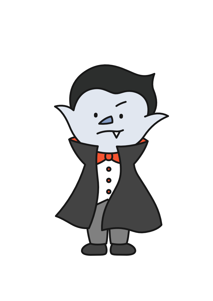 【トントントンあなたはだあれ?ハロウィンver.】ドラキュラ