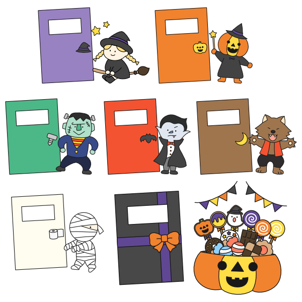 トントントンあなたはだあれ？（ハロウィンver.）