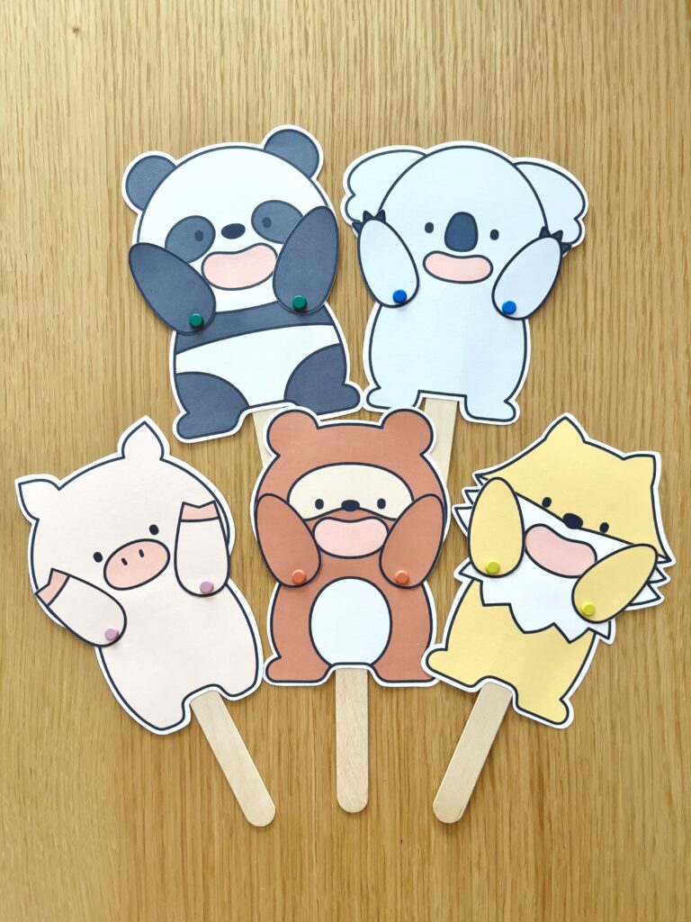 いないいないばあペープサート
