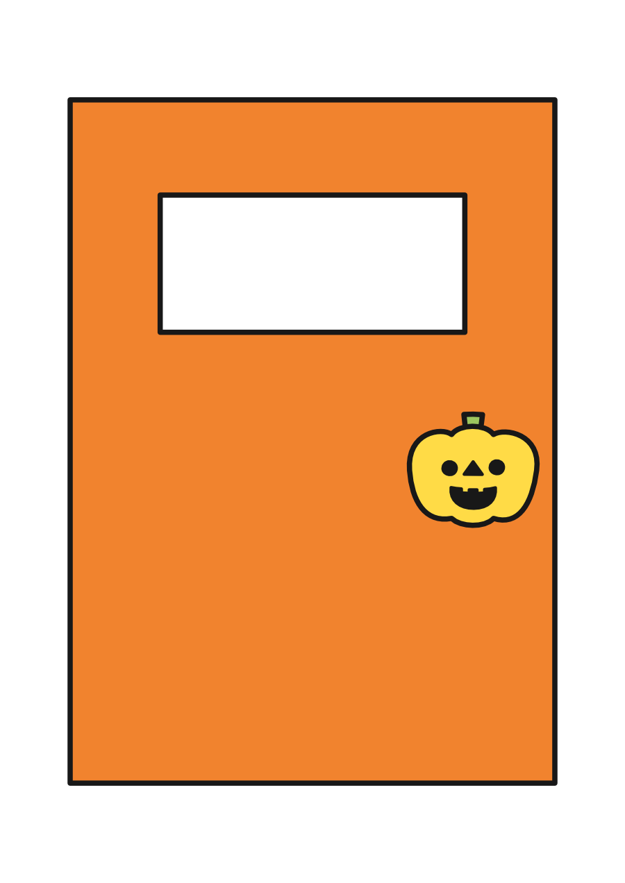 【トントントンあなたはだあれ?ハロウィンver.】かぼちゃのドア