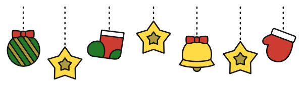 【ライン】オーナメント(カラー)