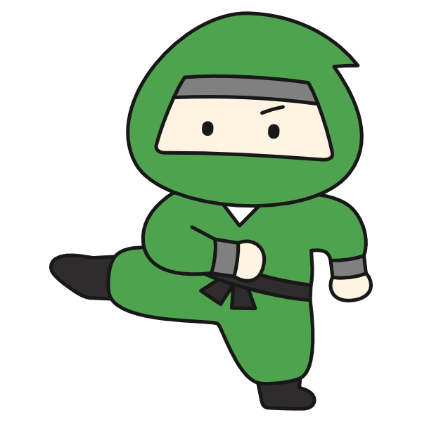 緑忍者(カラー)