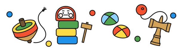 【ライン】昔遊び②(カラー)