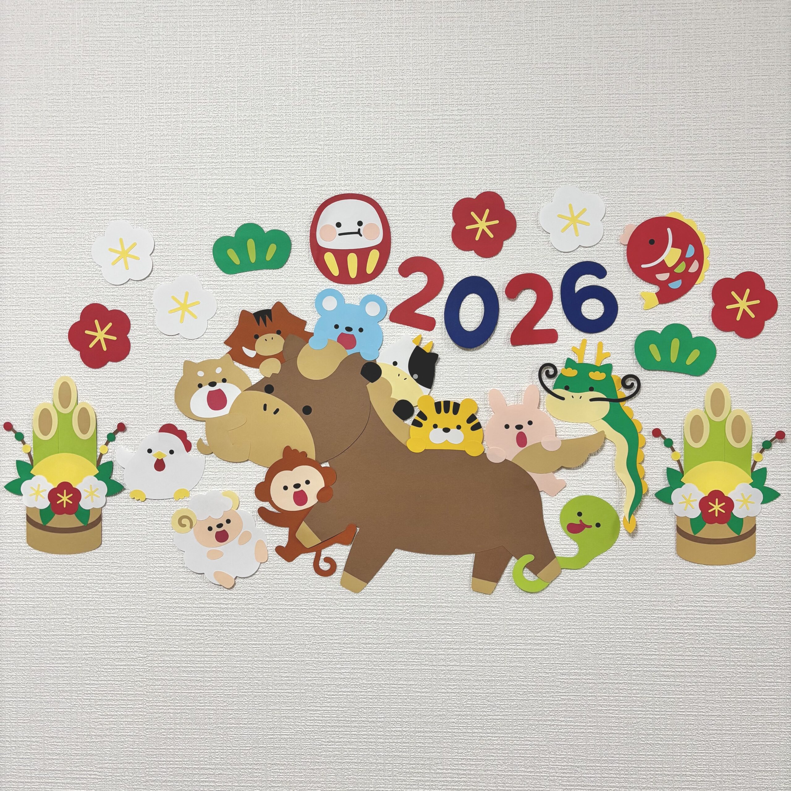 今年はうまどし壁面