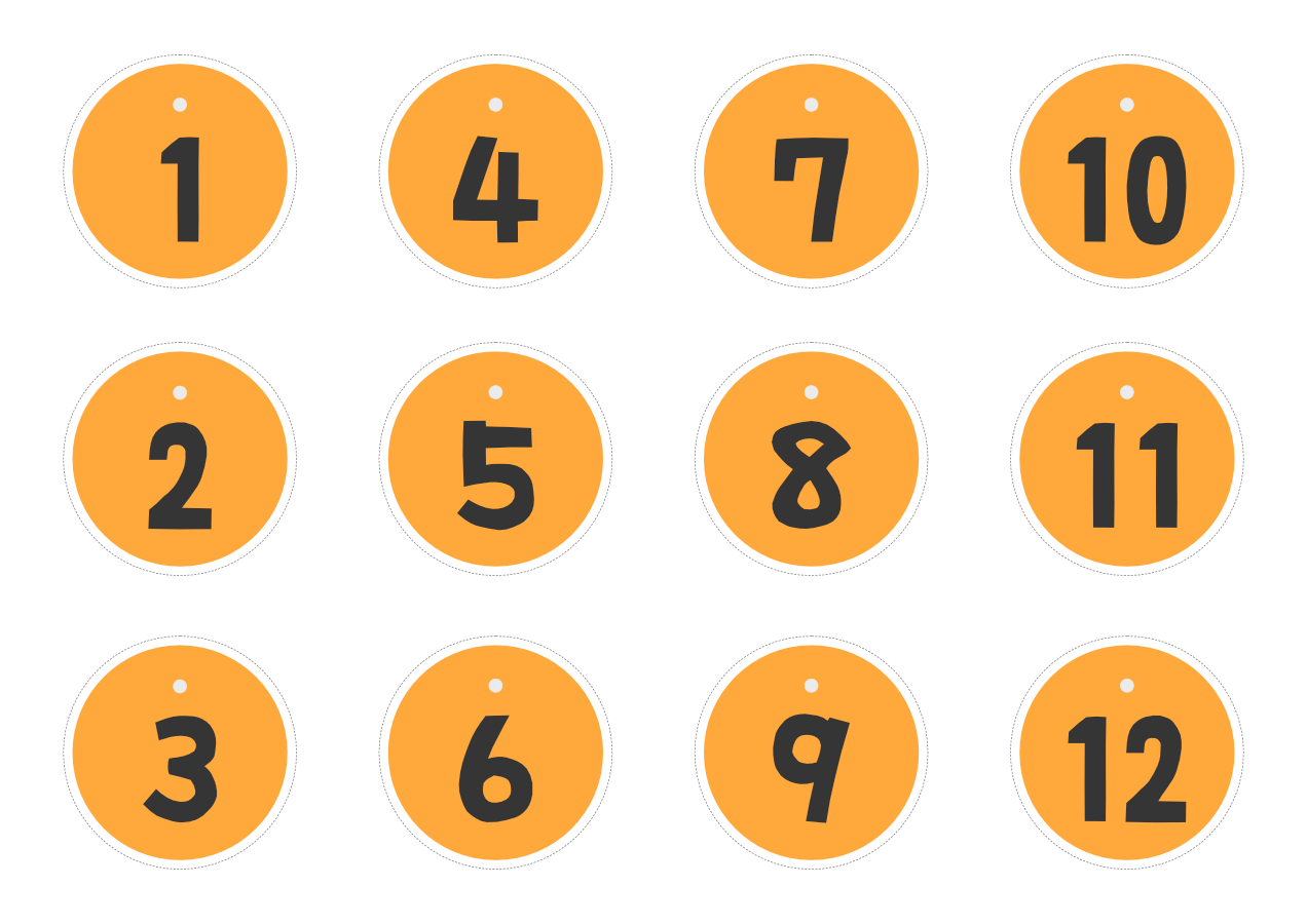 【イラストパーツ】日めくりカレンダー（月）（切り取り線あり）