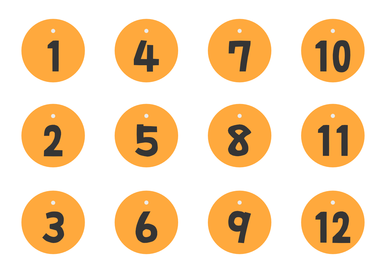 【イラストパーツ】日めくりカレンダー（月）